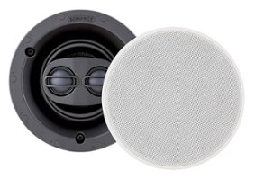 Sonance - VP46R SST/SUR SINGLE SPEAKER - Visual Performance 4-1/2" 2-Way Single Stereo/Surround In-Ceiling Speaker (Each) - Paintable White - Front_Zoom
