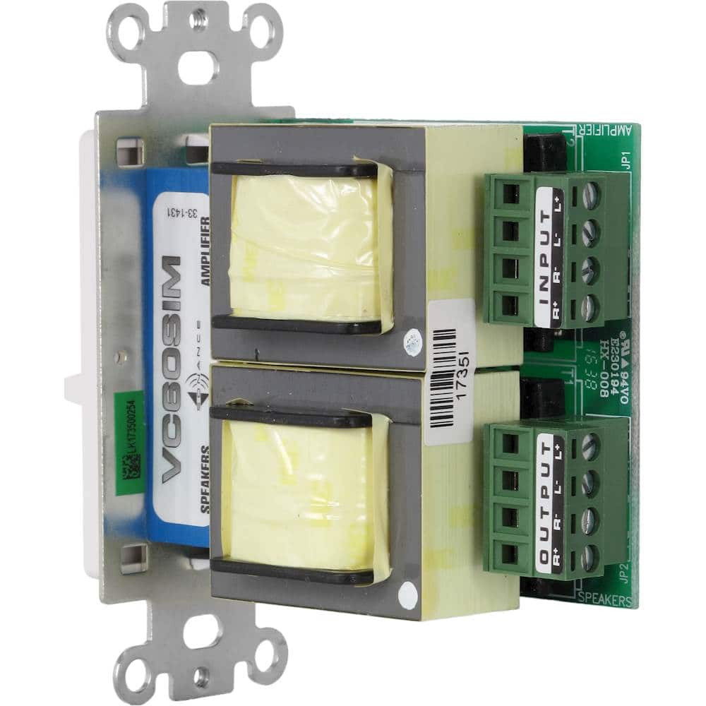 Alt View 13. Sonance - VC60SIM - Impedance-Matching Slider Volume Control (Each) - White.