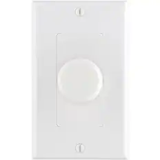Front. Sonance - VC60RIM - 60W Impedance Matching Volume Control In-wall Rotary (Each) - White.