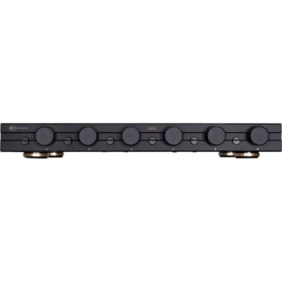 Front Zoom. Sonance - 6-Pair Stereo Speaker Selector with Volume Controls (Each) - Black.