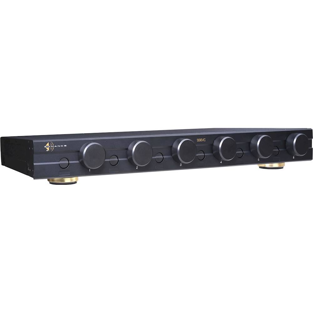 Alt View 13. Sonance - SS6VC - 6-Pair Stereo Speaker Selector with Volume Controls (Each) - Black.