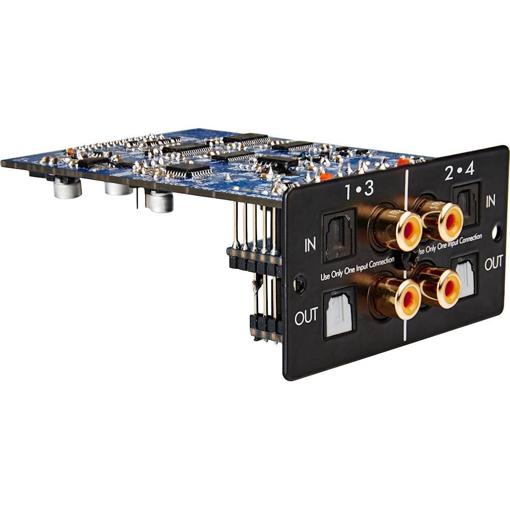 Angle. Sonance - DIGITAL INPUT MODULE - Digital Card direct connection for Sonance DSP Amplifiers (Each) - Black.