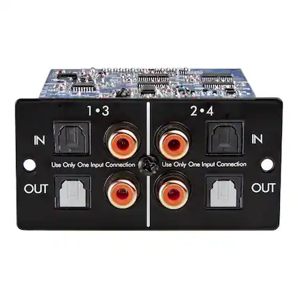 Front. Sonance - DIGITAL INPUT MODULE - Digital Card direct connection for Sonance DSP Amplifiers (Each) - Black.