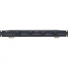 Front. Sonance - SS4VC - 4-Pair Stereo Speaker Selector with Volume Controls (Each) - Black.