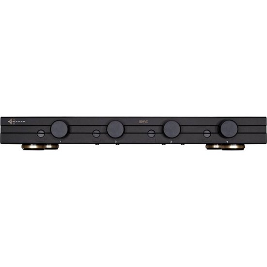 Front Zoom. Sonance - 4-Pair Stereo Speaker Selector with Volume Controls (Each) - Black.