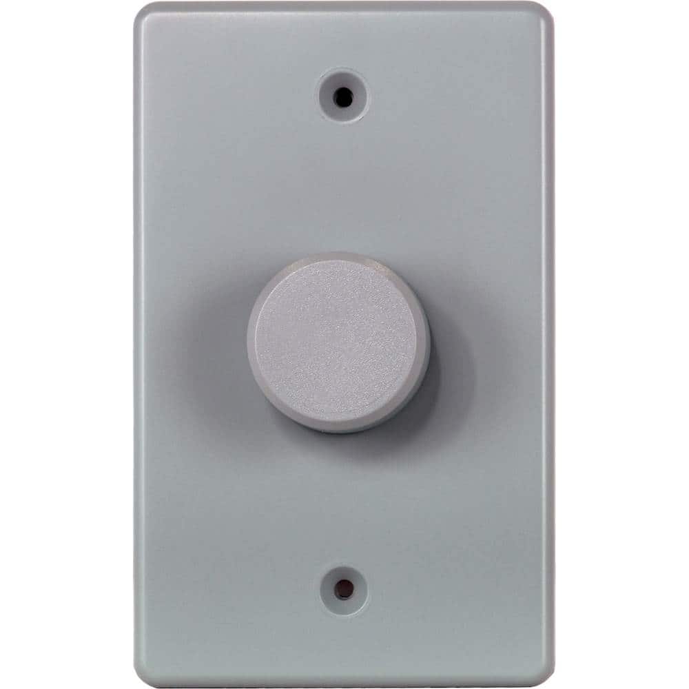 Sonance - ODVC60 - 60W Outdoor Volume Control In Wall Rotary (Each) - Gray - Front_Zoom