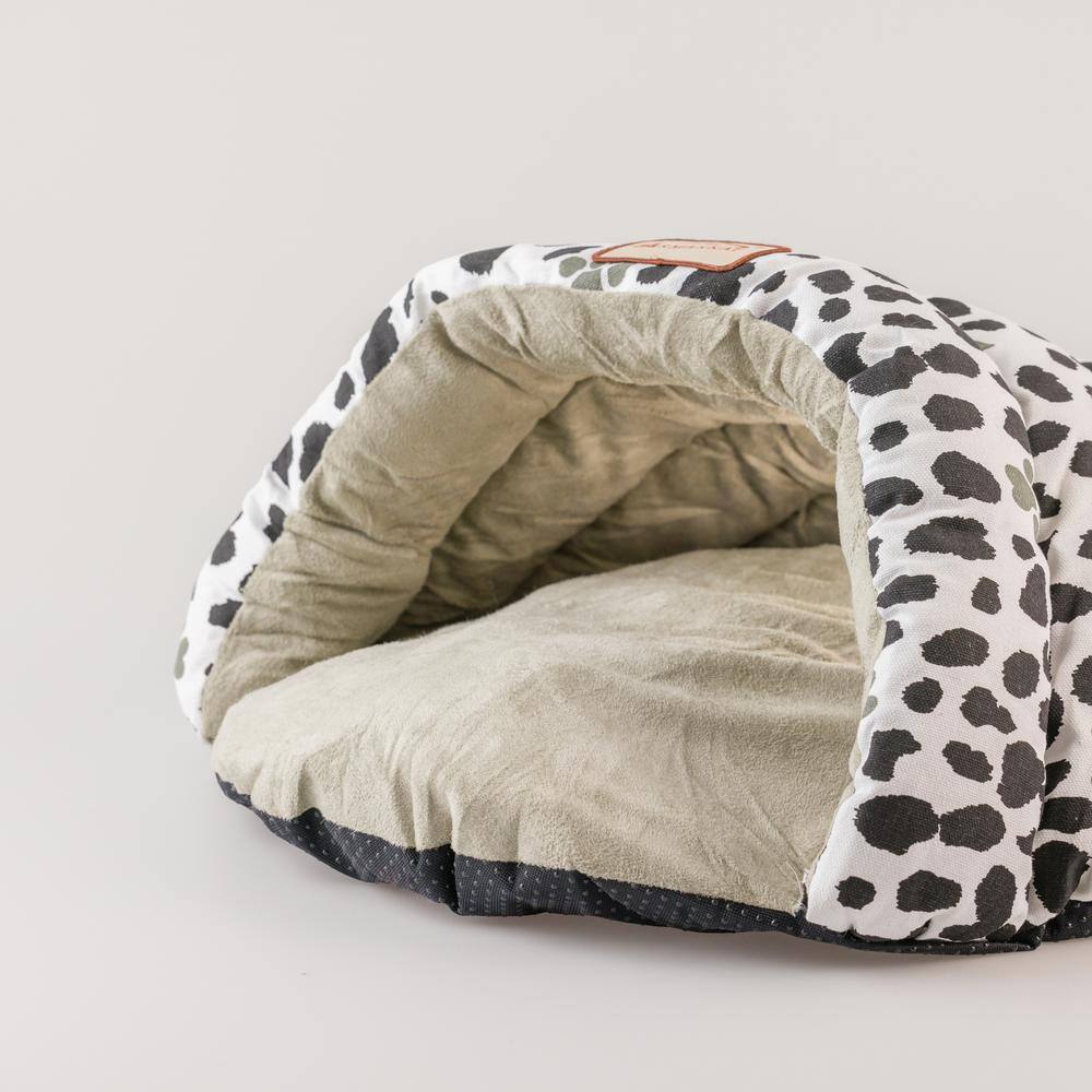 Alt View 6. Armarkat - Cat Bed Sage Green Paw Print Pattern - Beige.