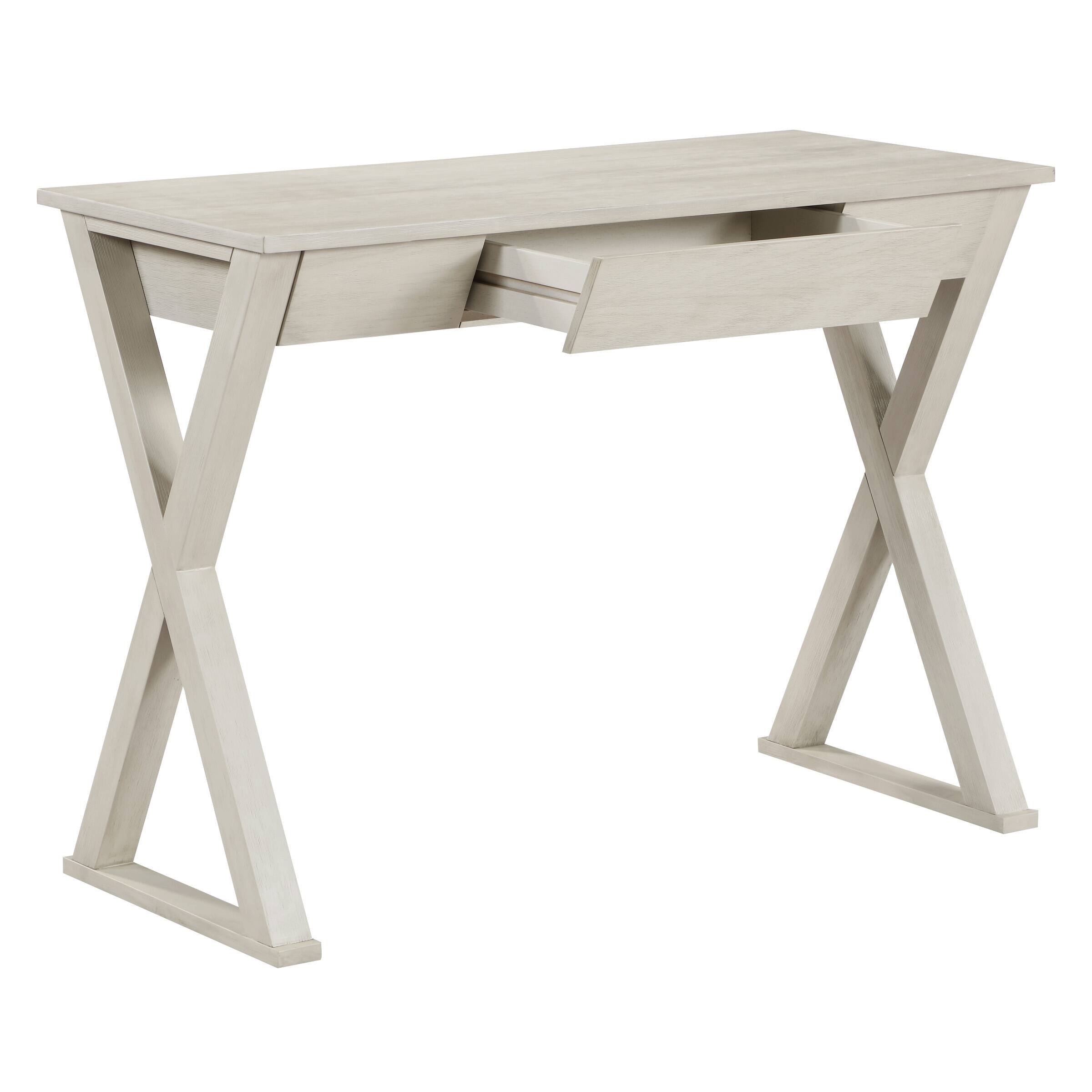 Alt View 1. OSP Home Furnishings - Marna Writing Desk - Weathered White.