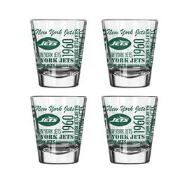 Logo Brands - 4-Pack 2oz. Shot Glass Set - Multicolor