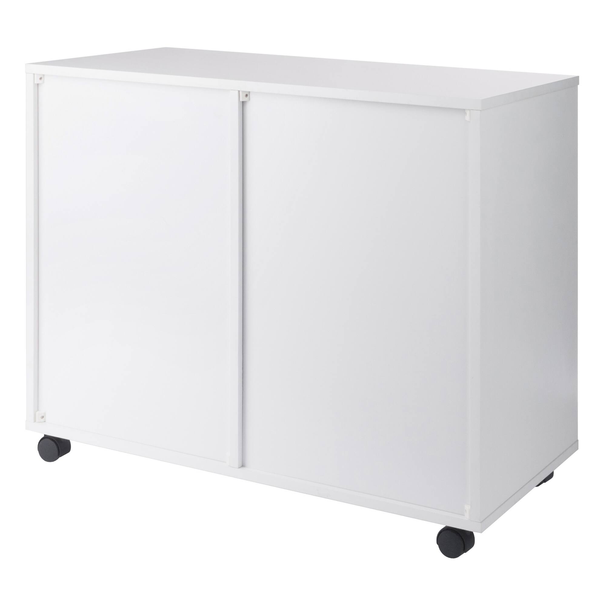 Alt View 6. Winsome Wood - Halifax 6-Drawer Multi-Storage Mobile Cabinet - White.