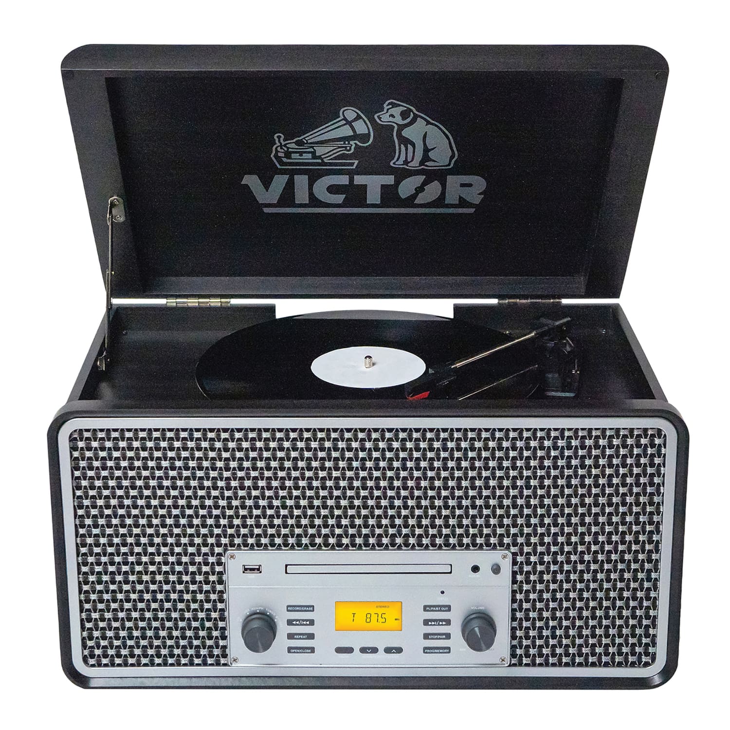 Victor Monument Dual bluetooth Belt drive 8 in 1 Music
