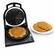 Front Zoom. Chef'sChoice - M840 WafflePro Taste/Texture Select Waffle Maker Traditional Five-of-Hearts Easy to Clean Nonstick Plates - Black.