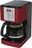 Angle. Mr. Coffee - 12-Cup Coffeemaker - Metallic Red.