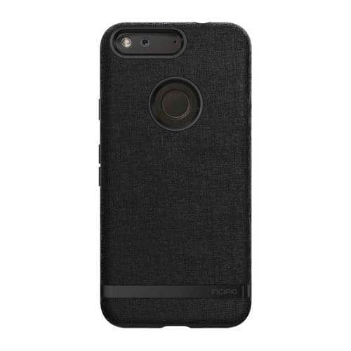 Incipio - Esquire Series Carnaby Hard Shell for Google Pixel XL - Black/Black - Larger Front