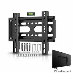 Dazzed Corner - Ultra Slim Fixed TV Wall Mount 14–42", VESA 200x200, 55 lbs - Black