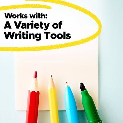 Works with: A Variety of Writing Tools