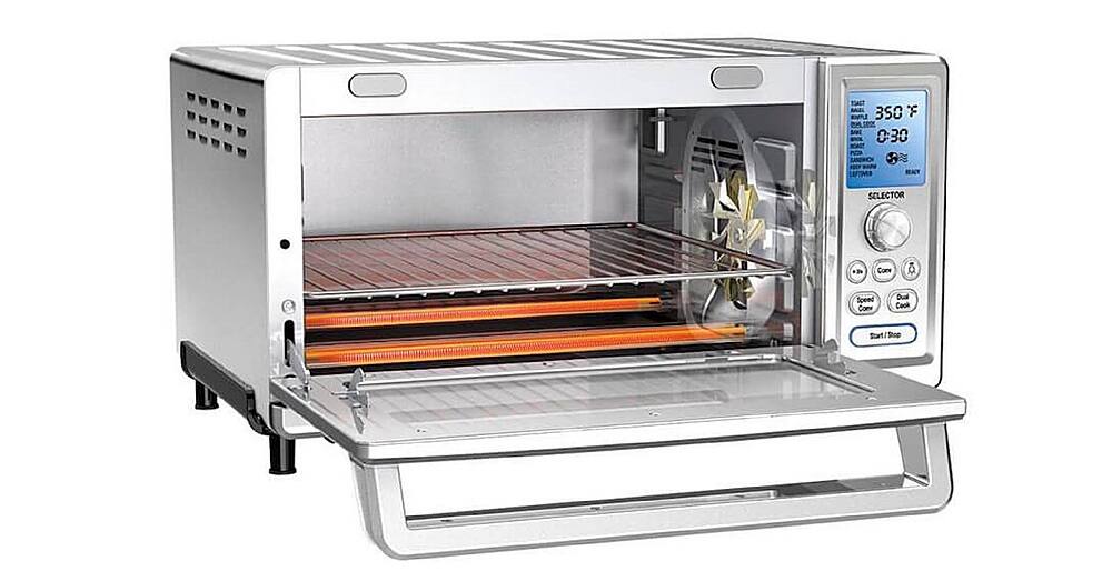 Alt View 13. Cuisinart - Chef's Convection Toaster/Pizza Oven - Stainless Steel.