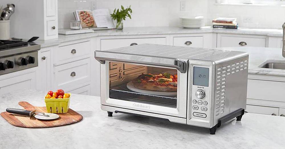 Alt View 15. Cuisinart - Chef's Convection Toaster/Pizza Oven - Stainless Steel.