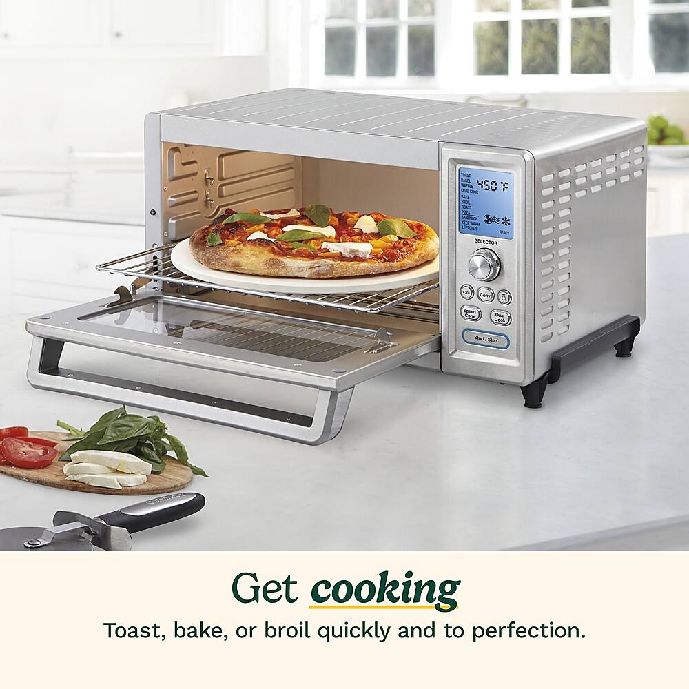 Get cooking Toast, bake, or broil quickly and to perfection.