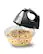 Front. Hamilton Beach - 6 Speed Hand Mixer with Snap-On Case - black.