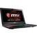 Left. MSI - 15.6" Laptop - Intel Core i7 - 16GB Memory - NVIDIA GeForce GTX 1070 - 1TB Hard Drive + 128GB Solid State Drive - Aluminum black.