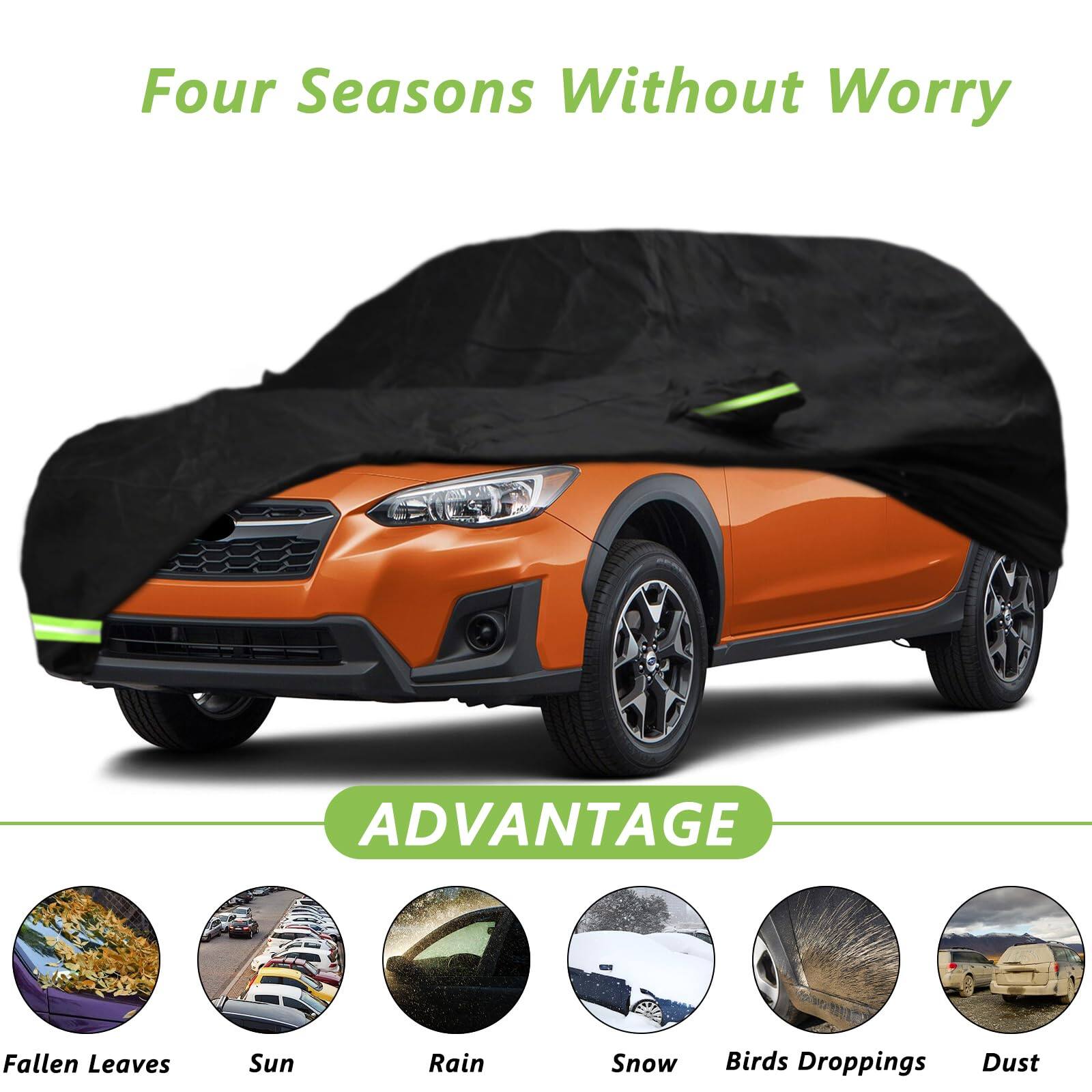 Four Seasons Without Worry

ADVANTAGE

Fallen Leaves  
Sun  
Rain  
Snow  
Birds Droppings  
Dust