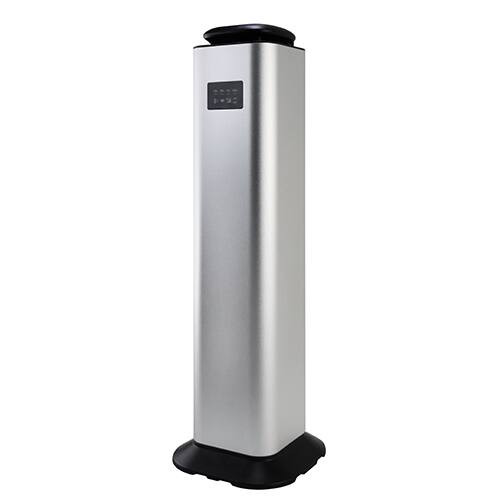 Alt View 6. Lume Cove - Luxury Sleek Essential Oil Tower Scent Diffuser with Bluetooth - Silver.