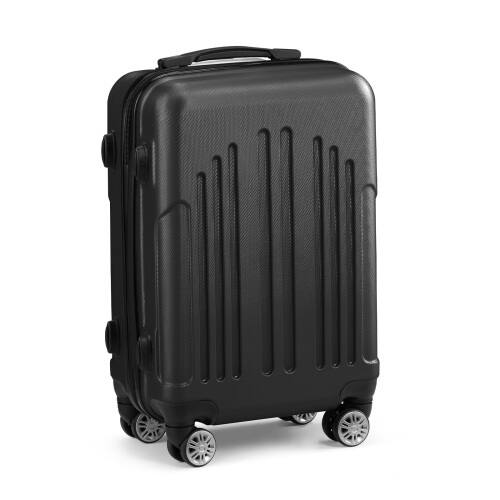 Alt View 1. Winado - 20" Airline Approved Small Trolley Case ABS Hardside Suitcase with Double Spinner Wheels & TSA Lock for Travel Business - Black.
