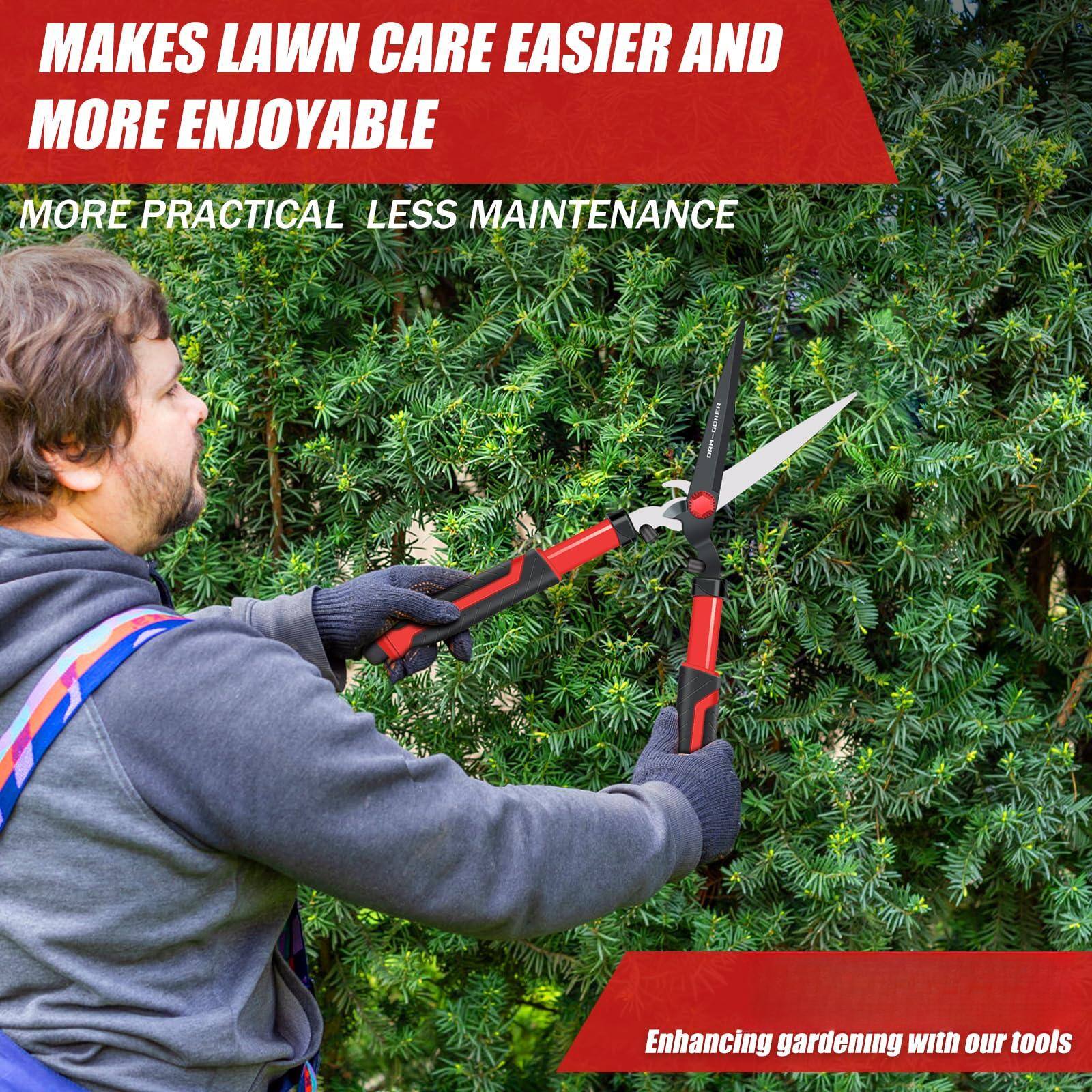 MAKES LAWN CARE EASIER AND MORE ENJOYABLE

MORE PRACTICAL LESS MAINTENANCE

Enhancing gardening with our tools