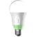 Front. TP-Link - A19 Wi-Fi Smart LED Light Bulb - Adjustable White.