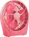 Angle. Insignia™ - 9" Personal Fan - Hot pink.
