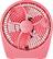 Front. Insignia™ - 9" Personal Fan - Hot pink.