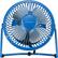 Front. Insignia™ - 4" Mini Table Fan - Directoire Blue.