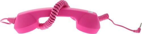 Front Standard. Echo Logico - Retro Phone Handset - Pink.