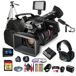 Panasonic - AG-CX350 4K Camcorder (AG-CX350) W/Padded Case, 128 GB Memory Card + More