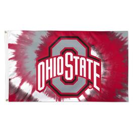 WinCraft - Ohio State Buckeyes 3' x 5' Tie-Dye Deluxe Single-Sided Flag - Multicolor