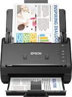 Epson - ES-400 High-Speed Desktop Color Document Duplex Scanner - Black - Front_Zoom