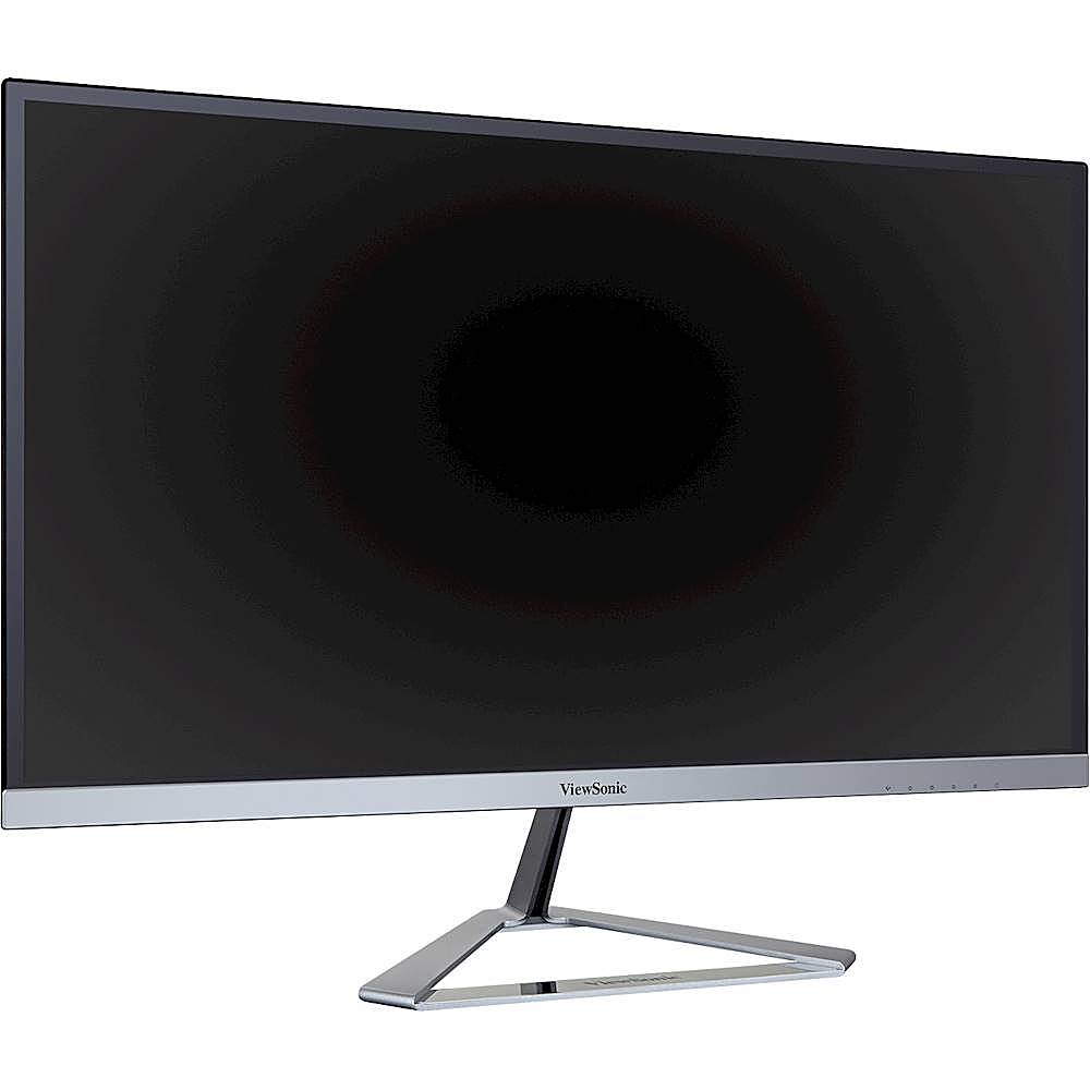Angle View: ViewSonic - VX2476-SMHD 23.8" IPS LCD FHD Monitor (DisplayPort VGA, HDMI) - Black