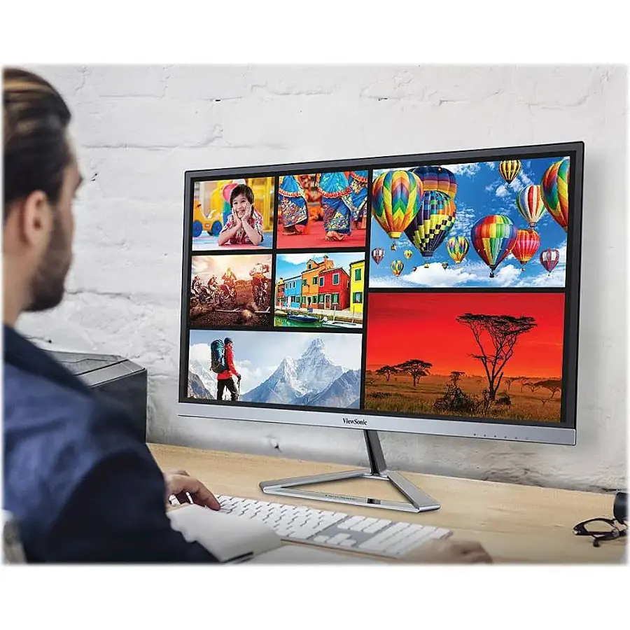 Alt View 14. ViewSonic - VX2476-SMHD 23.8" IPS LCD FHD Monitor (DisplayPort VGA, HDMI) - Black.
