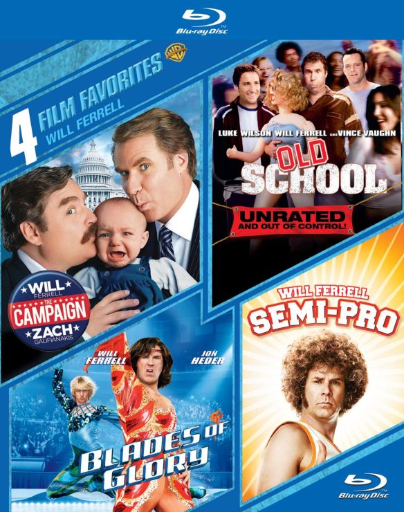  Will Ferrell: 4 Film Favorites [4 Discs] [Blu-ray]
