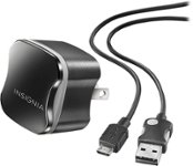 Front Zoom. Insignia™ - Micro USB Wall Charger - Black.