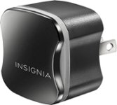 Front. Insignia™ - USB Wall Charger - Black.