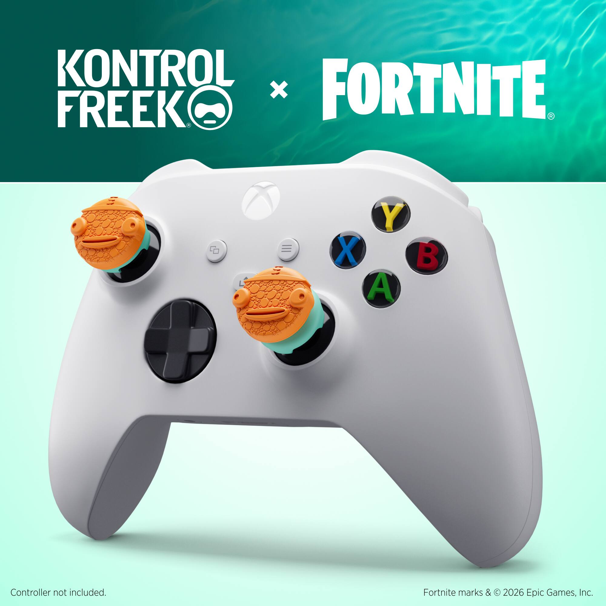 KONTROL FREEK x FORTNITE: C S 4 Y X A  
Controller not included.  
Fortnite marks & © 2026 Epic Games, Inc.