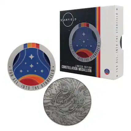 STARFIELD FOR ALL INTO THE STARFIELD CONSTELLATION LIMITED EDITION MEDALLION