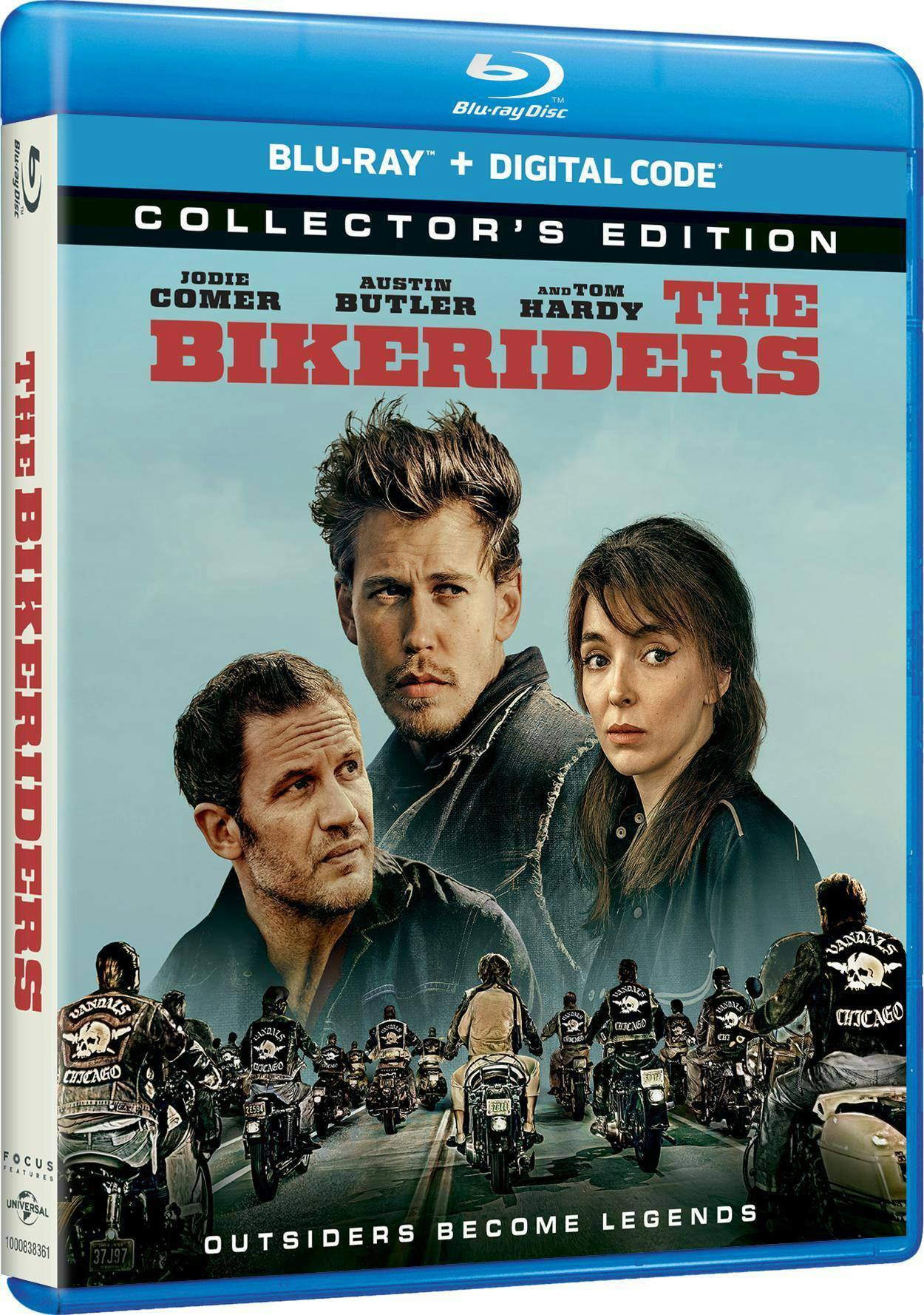Angle. The Bikeriders - Collector's Edition Blu-ray + Digital [Blu-ray].