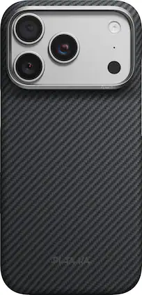 Pitaka - Edge Case for iPhone 18 Pro / 17 Pro - Black Grey(Twill)