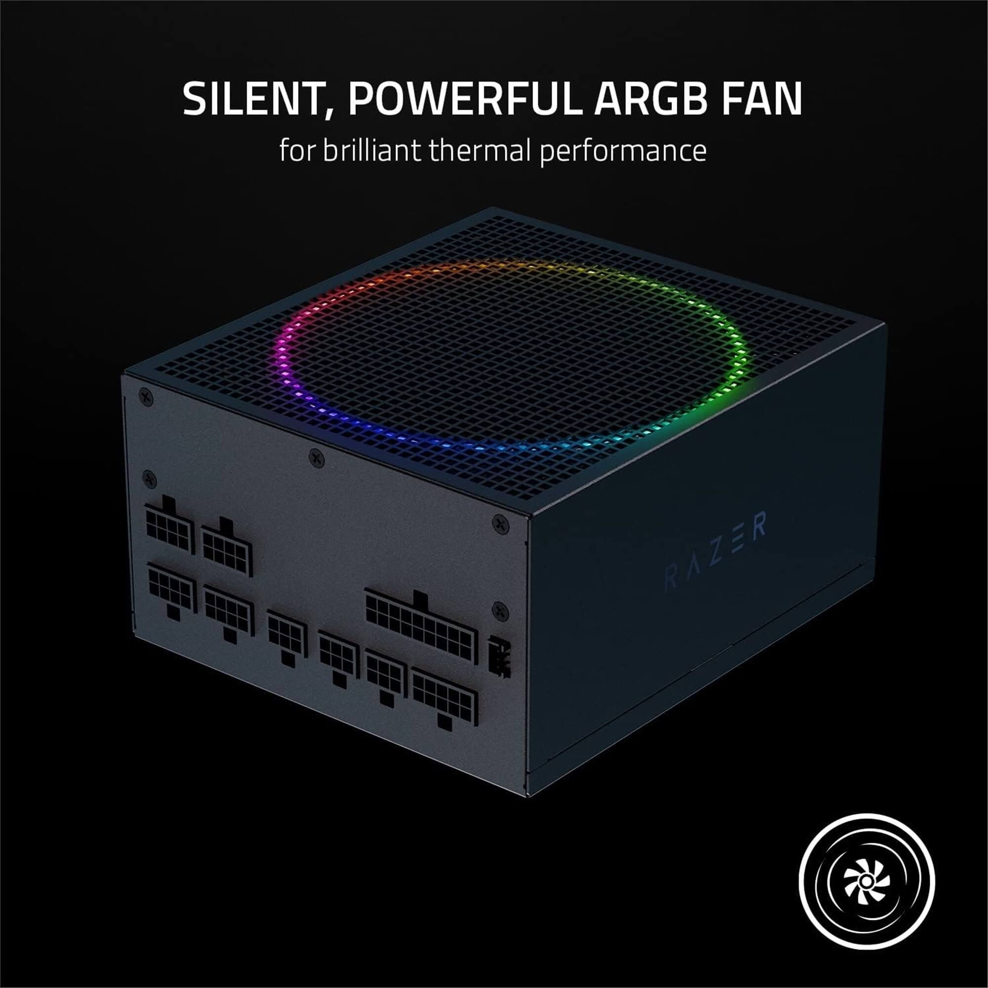 SILENT, POWERFUL ARGB FAN  
for brilliant thermal performance  
RAZER
