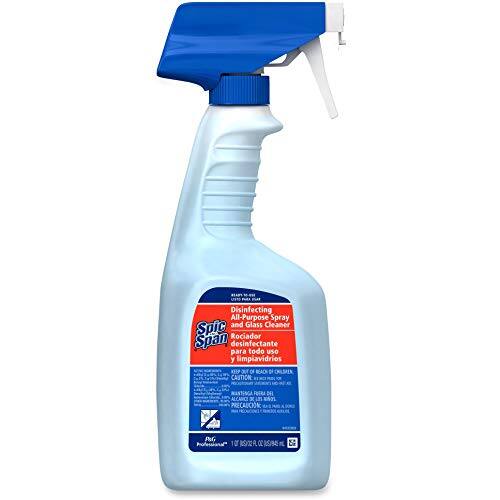 Disinfecting All-Purpose Spray Spic and Span desinfectante para todo uso y limpiavidrios Rociador Span

CAUTION FUERA DE ALANCE

PRECAUCIÓN

PeG, Piofessiona
