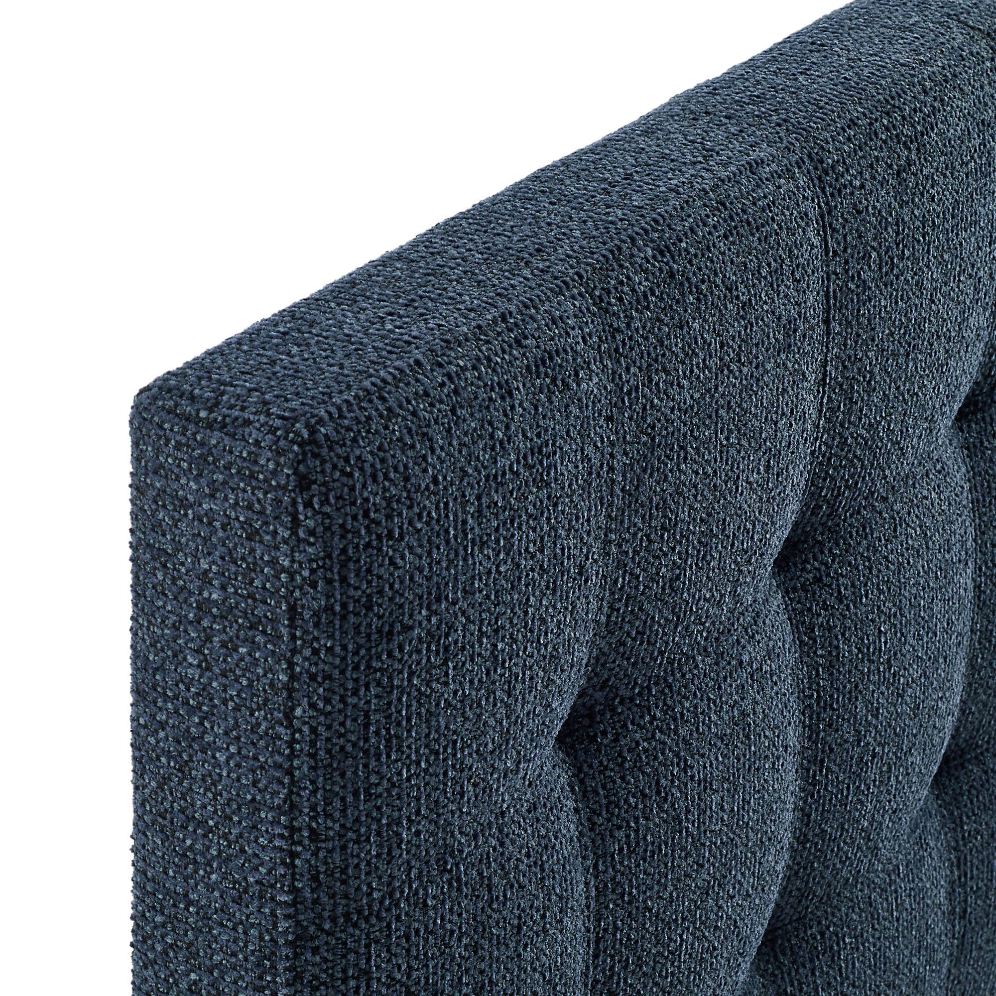 Alt View 4. Modway - Lily Upholstered Fabric Headboard by Modway - Navy.