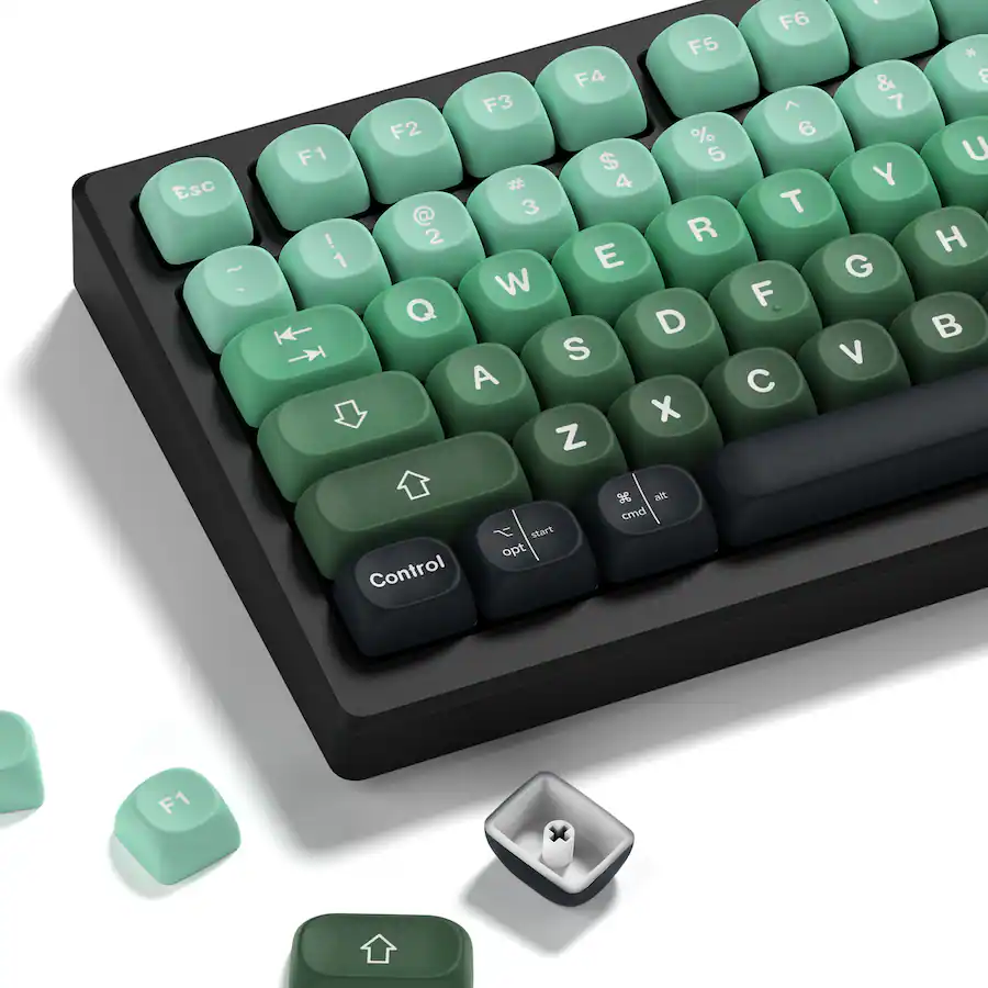 Switchable Keycap Kit 4 Keycaps Womier PBT Keycap Set, MOA Profile Dye Sub Custom Keyboard Keycap for ...